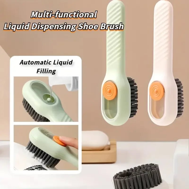 Multi-Function Automatic Spot Shoe Brush Soft Bristle Handheld