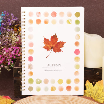 Watercolor Oil Painting Practice Book - Beginner to Advanced Art Album