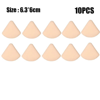 Multi-Shape Makeup Sponges 1-10pcs Round Square Triangle Foundation