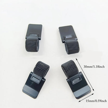 Telescopic Spring Pen Clip Notepad Holder with Electroplating Finish