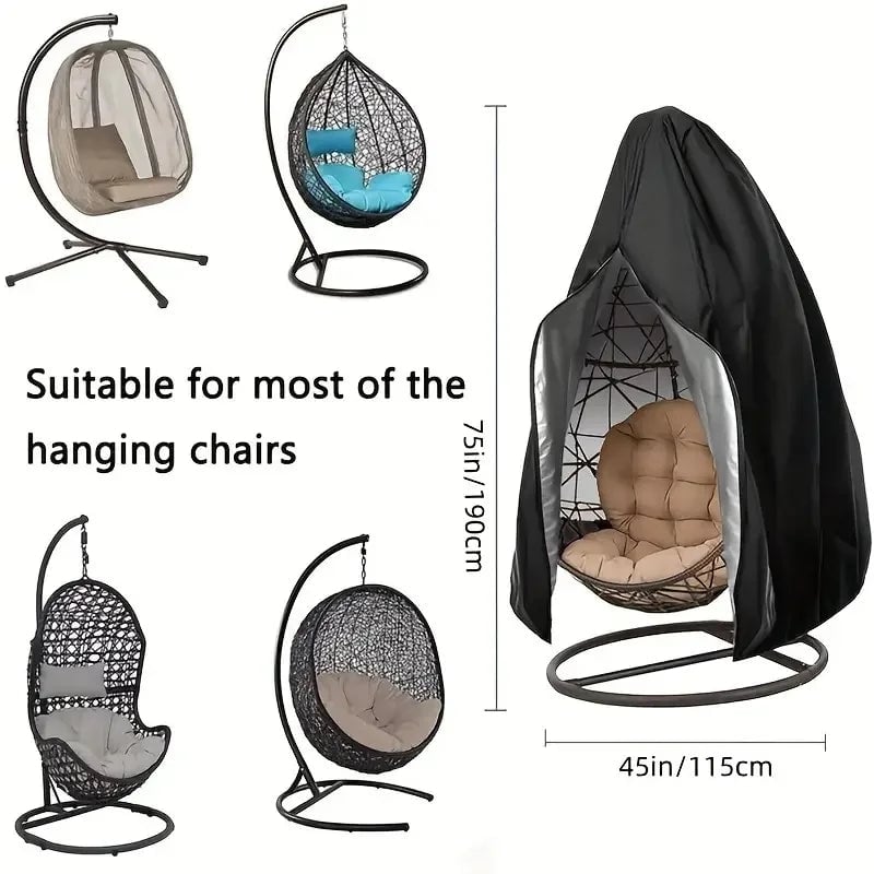 Oxford Cloth Egg Chair Cover Waterproof Outdoor Patio Swing