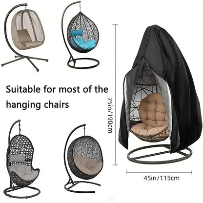 Oxford Cloth Egg Chair Cover Waterproof Outdoor Patio Swing