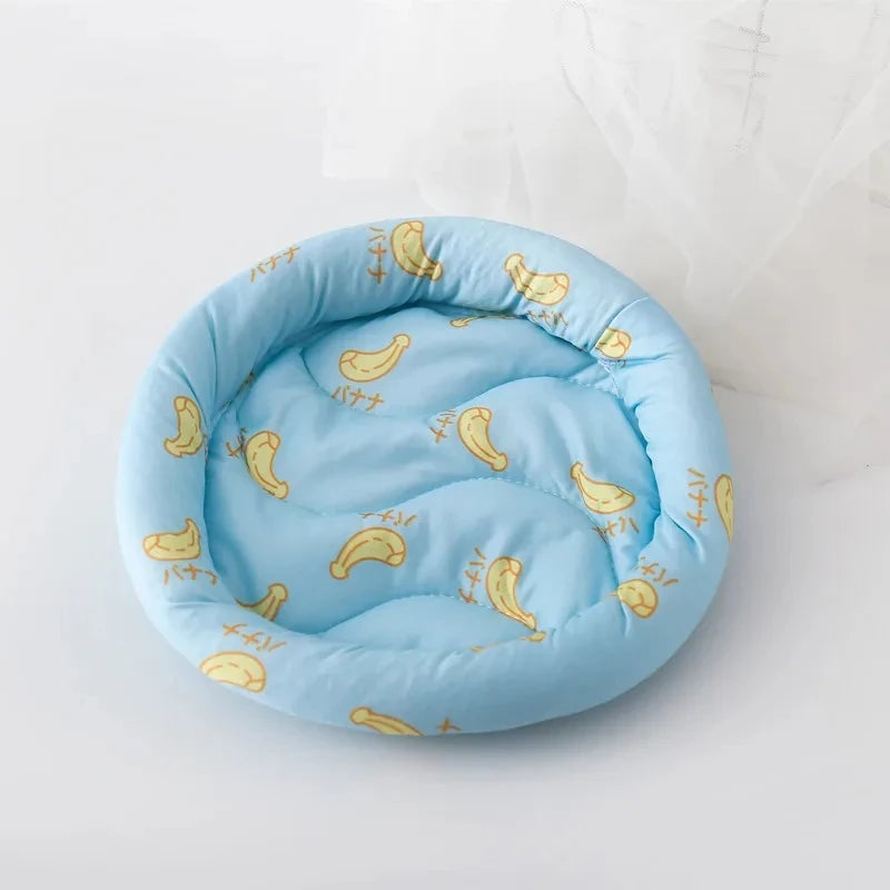 Circular Soft Pet Sleep Mat - Small Animal Bed Pad Hamster Hedgehog