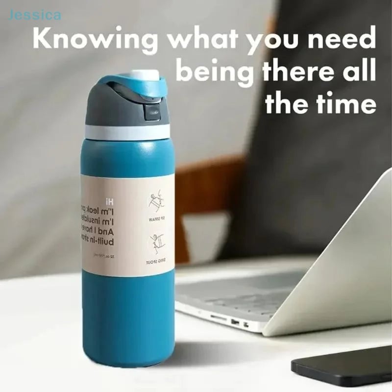 Stainless Steel Vacuum Insulated Sports Water Bottle 500ml Thermal