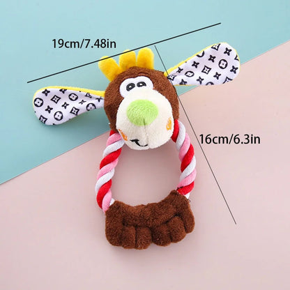 Cotton Rope Pet Toy - Bite Resistant Chew Molar for Dogs & Cats