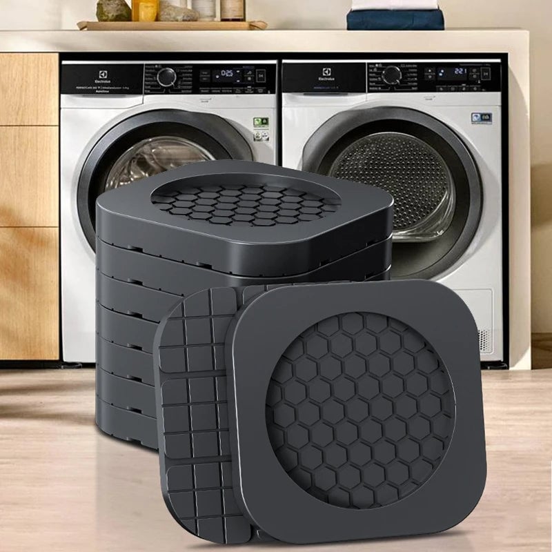 Universal Anti-Vibration Rubber Pads for Washing Machine Dampening