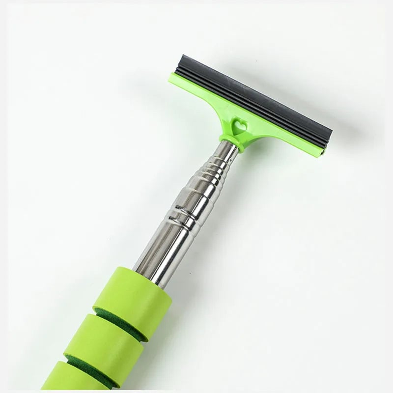 Telescopic Car Window Cleaning Tool - Rearview Mirror Wiper Scraper