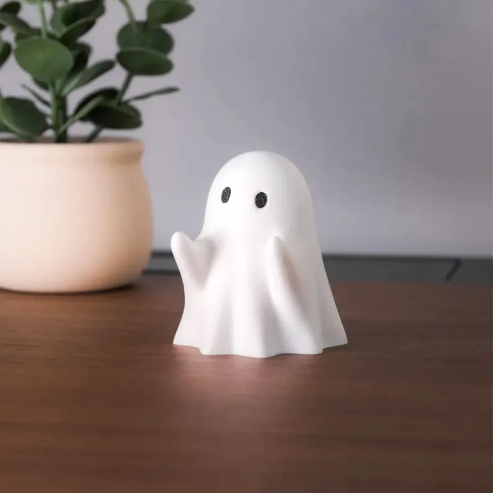 Ghost Resin Pen Holder Desktop Organizer Halloween Office Decor