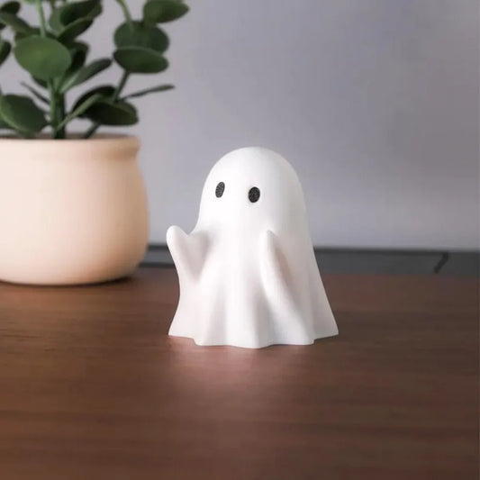 Ghost Resin Pen Holder Desktop Organizer Halloween Office Decor