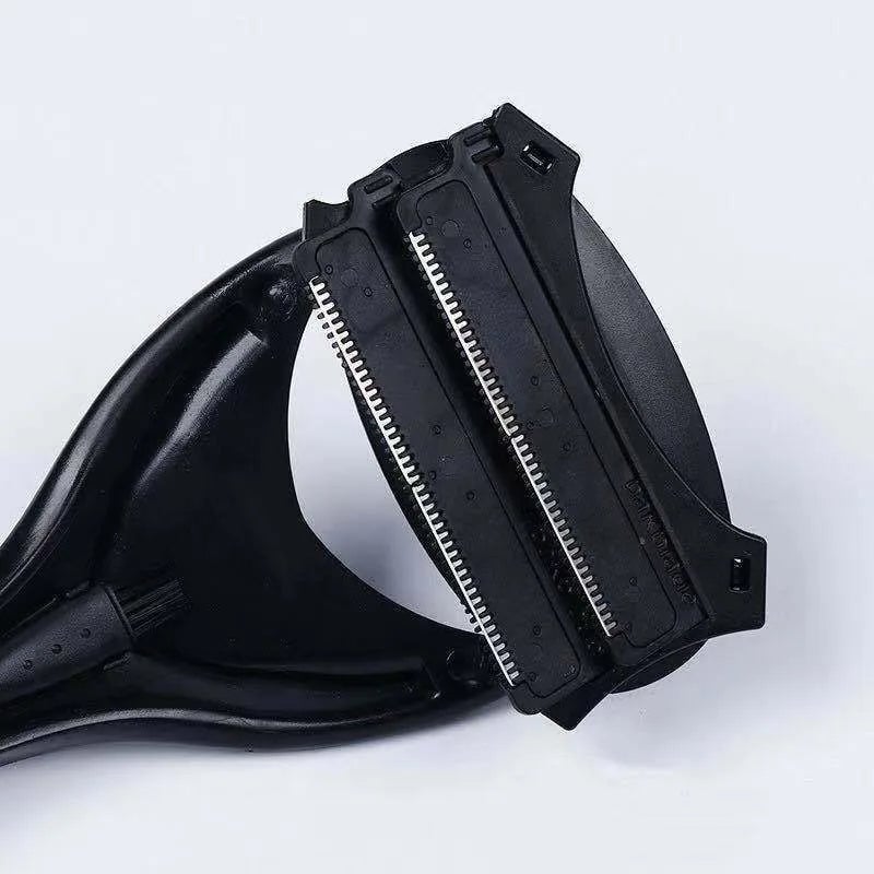 Manual Back Scraper Tool - Long Handle Foldable Razor Durable Blades