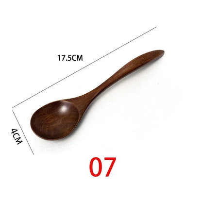 Natural Wooden Cooking Spoons - Multi-Purpose Kitchen Utensil Set