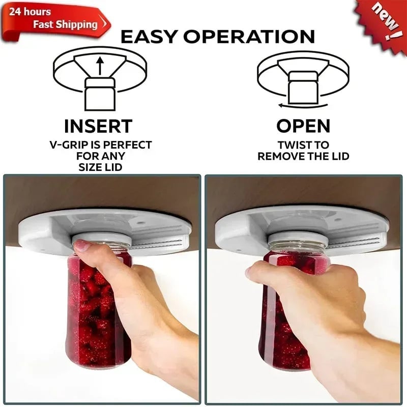 Multifunction Can Opener Jar Bottle Kitchen Tool 4-in-1 Remover