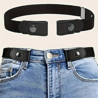 Invisible Elastic Belt - Traceless No-Buckle Design for Jeans & Pants