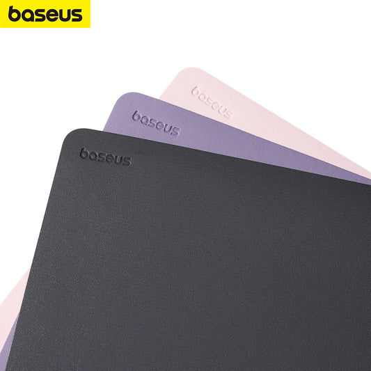Baseus 26x21cm PU Leather Mouse Pad Waterproof Anti-slip Mat