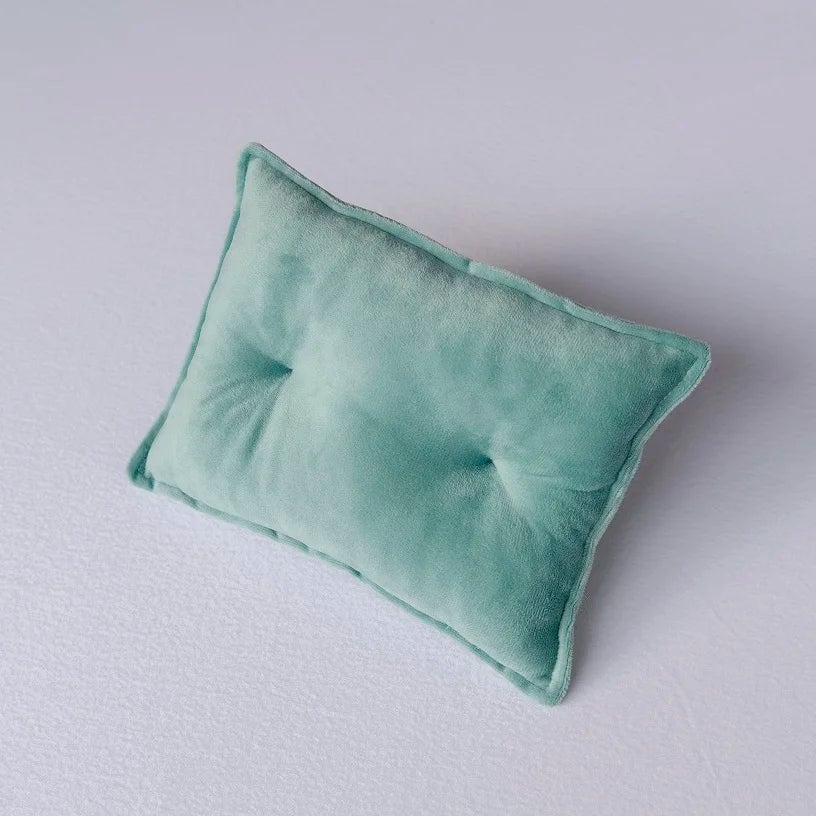 Velvet Newborn Photography Posing Cushion - Mini Baby Pillow Prop