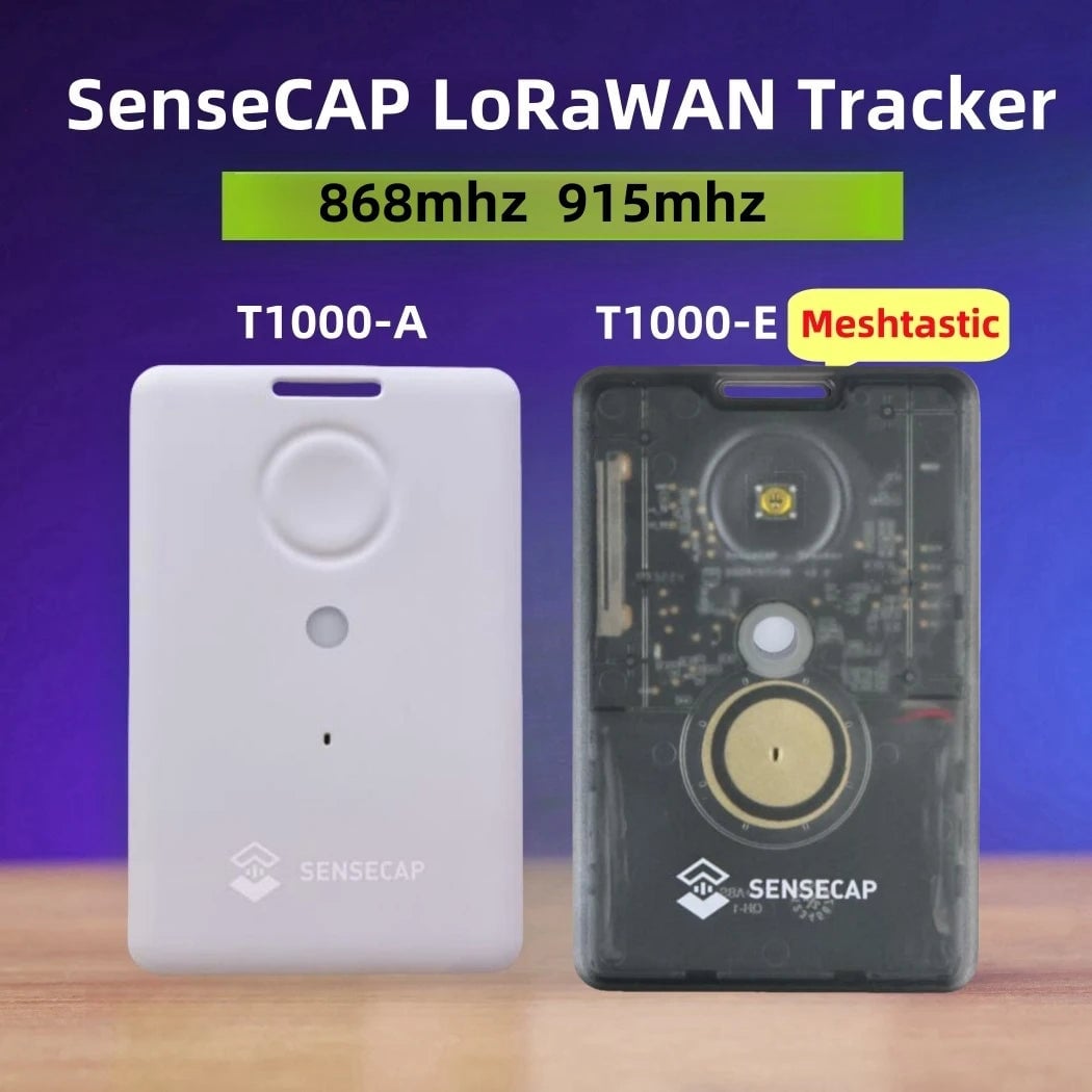 Sensecap T1000-E Meshtastic 868MHz LoRa GPS Tracker IP65 Outdoor