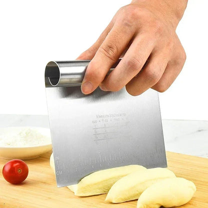 Stainless Steel Cake Scraper Spatula - Buttercream Smoother Tool