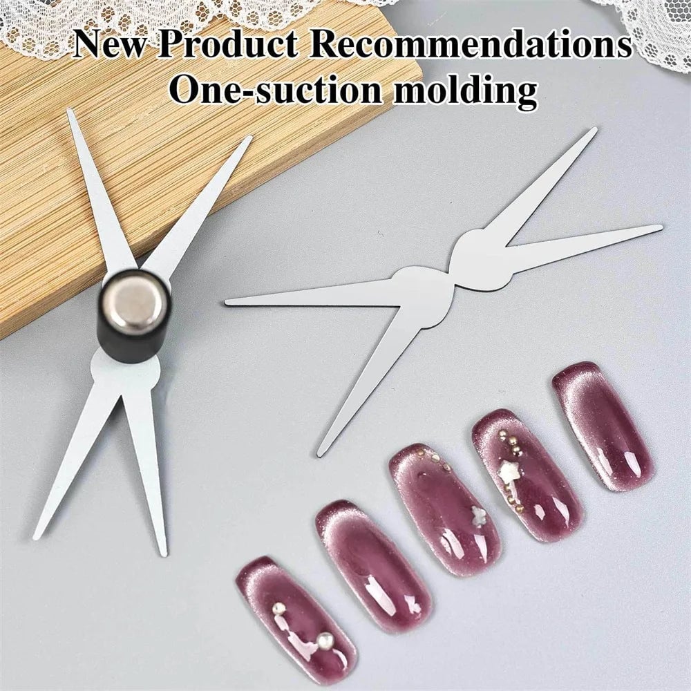 Double Head French Cat Eye Nail Magnet Rabbit Shape Magnetic Stick