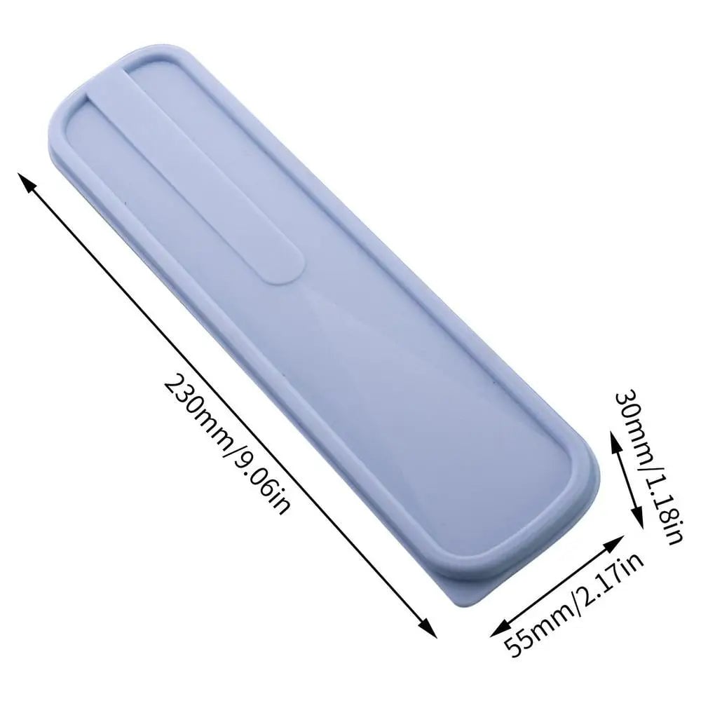 Portable Flip Cover Cutlery Storage Box - Drop Resistant Tableware