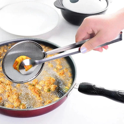 Stainless Steel Food Strainer Spoon - French Fry Kitchen Drainer