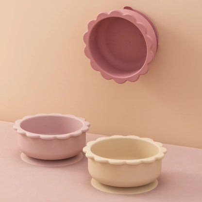 BPA Free Silicone Baby Bowl - Lion Shape with Suction Base