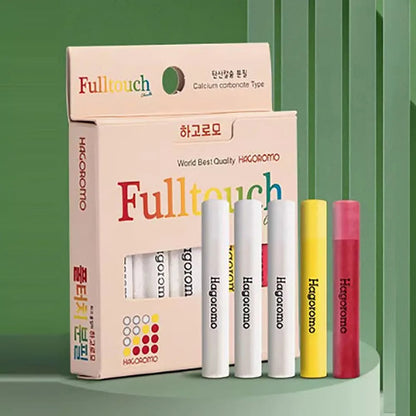 Dust-Free Chalk Sticks White/Multicolor Adjustable Powder Formula