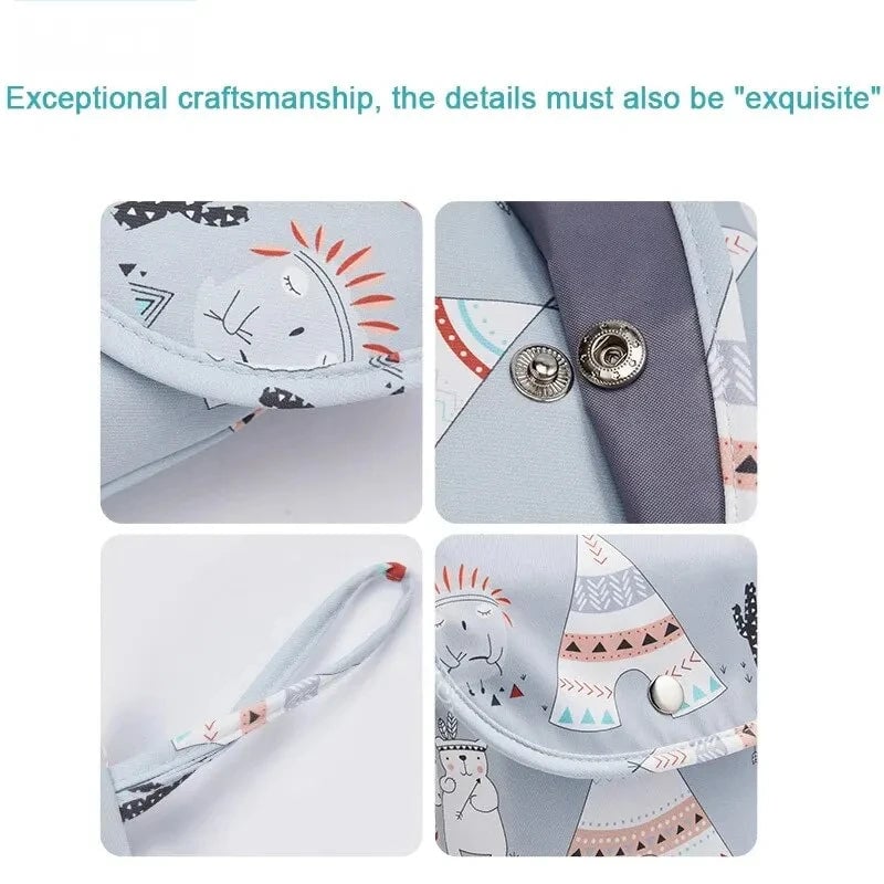 Waterproof Baby Diaper Bag Wet Dry Compartment Stroller Organizer
