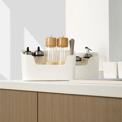 Wall-Mounted Adhesive Storage Rack Multifunctional Cabinet Organizer