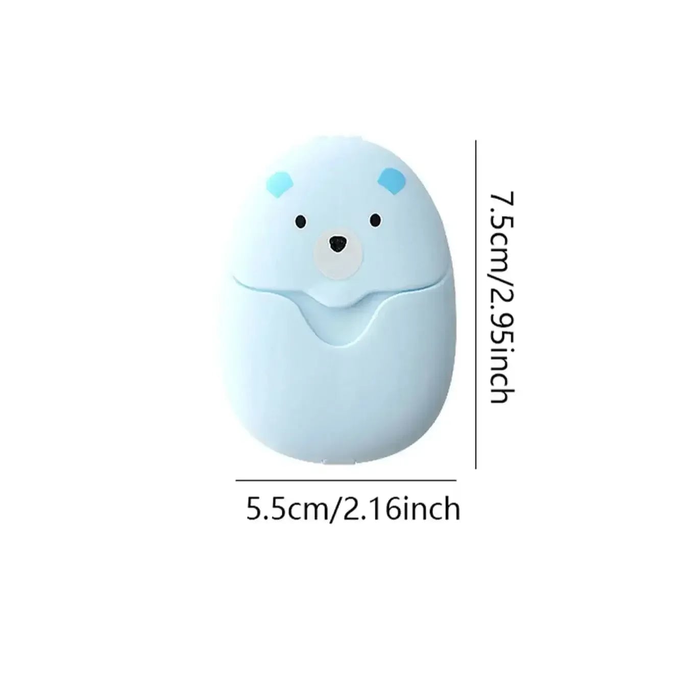 50pcs Water Soluble Paper Soap Sheets Deep Cleansing Sensitive Skin