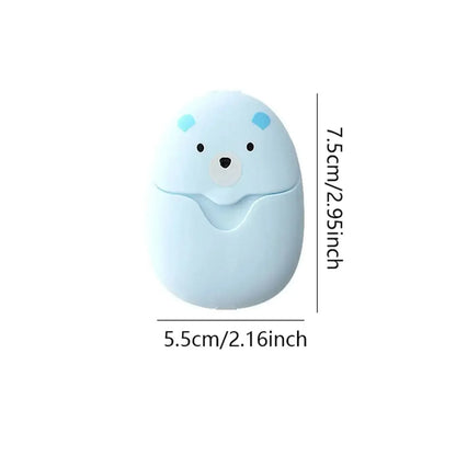 50pcs Water Soluble Paper Soap Sheets Deep Cleansing Sensitive Skin