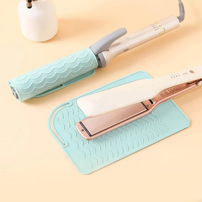 Silicone Heat Resistant Mat for Hair Styling Tools & Hot Irons