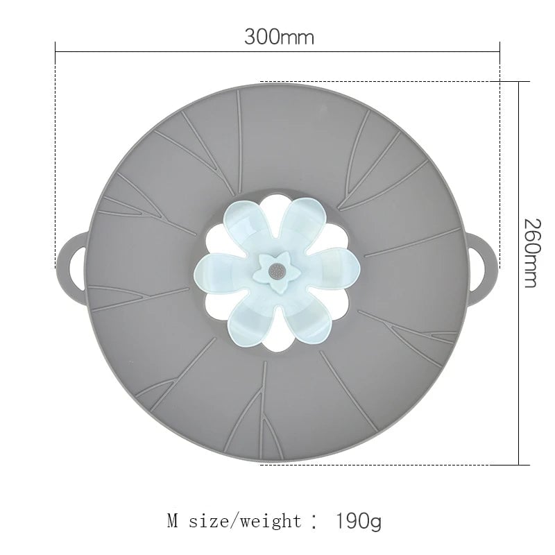 Food Grade Silicone Pot Lid Boil Over Spill Stopper Cover