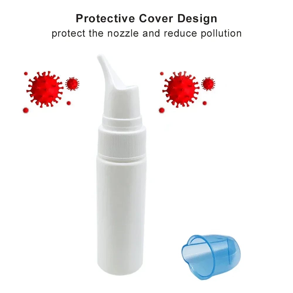 Portable Nasal Irrigator Spray Bottle - Fine Mist Atomizer 200ml