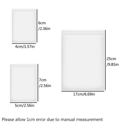Transparent Ziplock Bags - Small Parts Storage & Organization