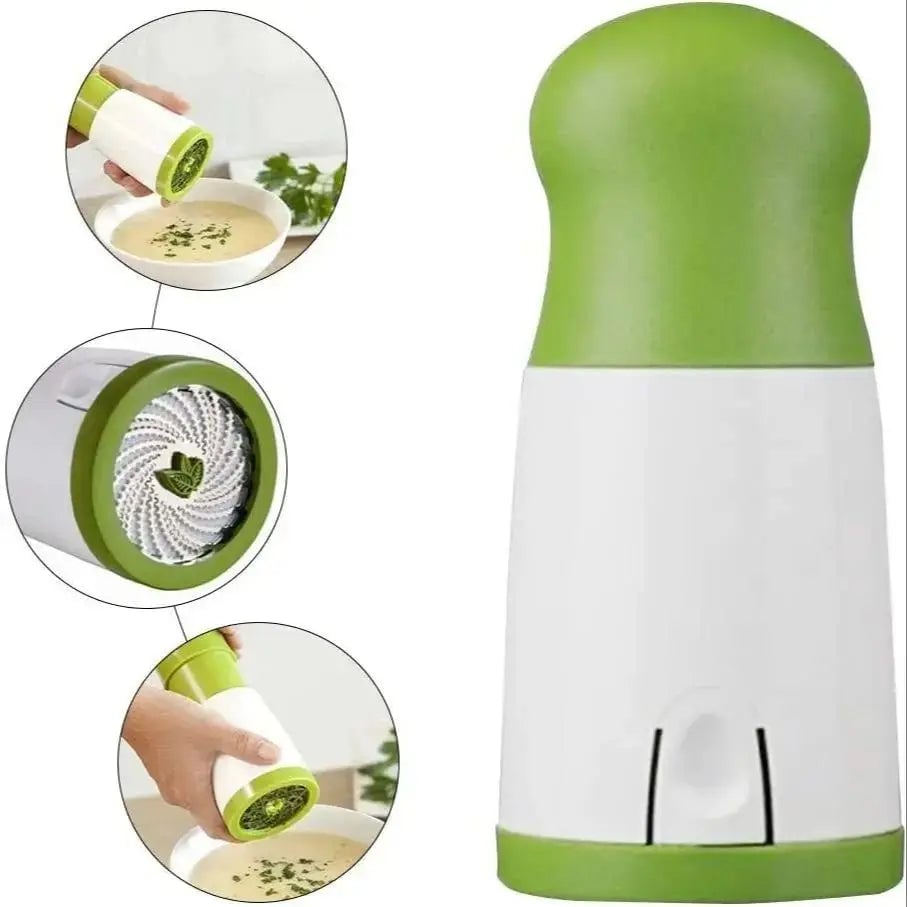 Manual Herb Grinder Spice Mill - Multi-Purpose Kitchen Cutter Tool