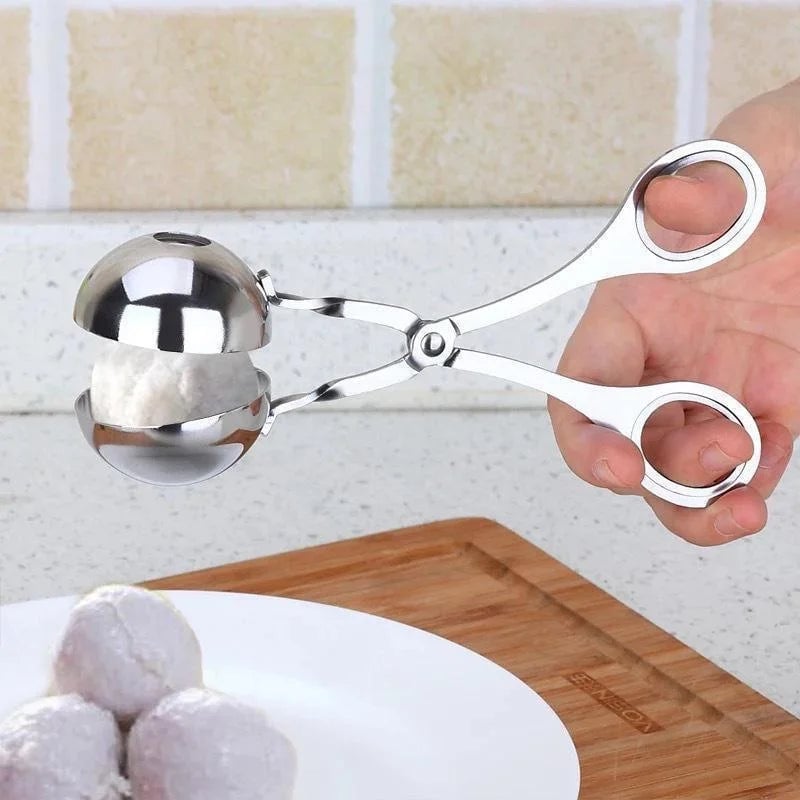 Stainless Steel Meatball Maker Tool - Non-Stick Round Ball Shaper