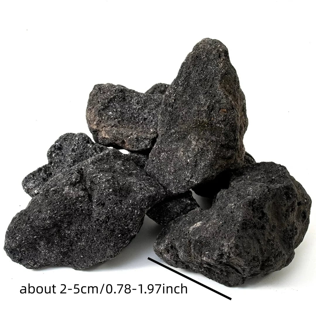 Natural Volcanic Rock Stone Aquarium Decor 40g 120g 240g Specimen