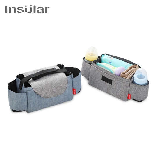 Insulated Diaper Bag with Bottle Storage - Baby Care Organizer