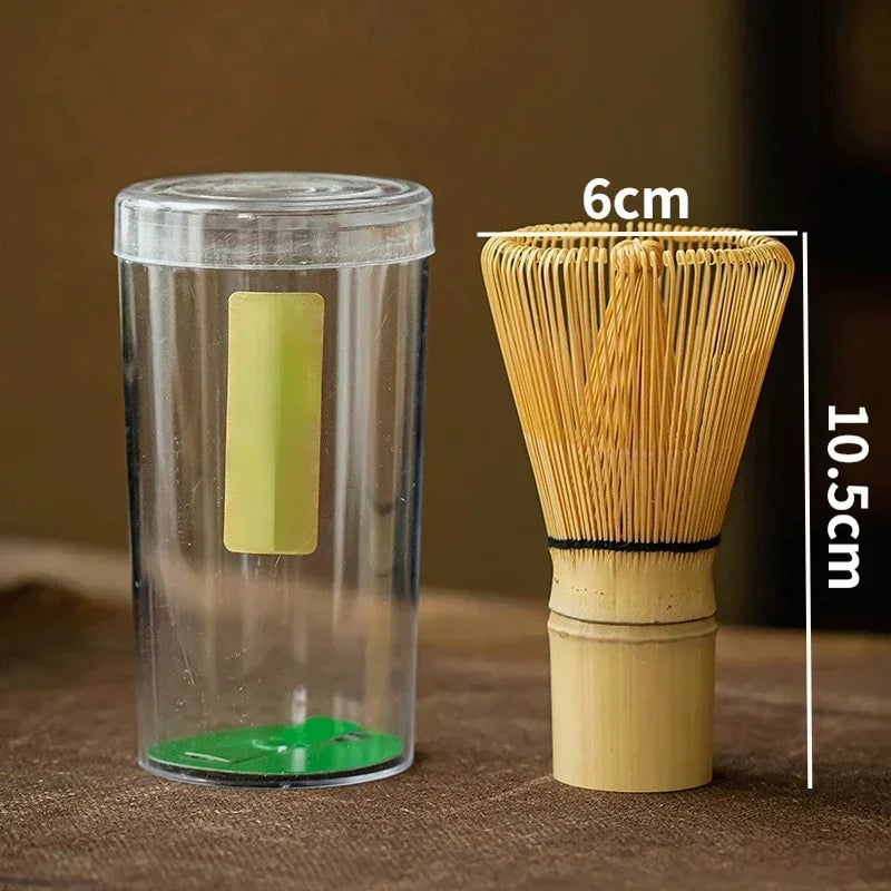 Bamboo Matcha Tea Set - Chasen Whisk & Chashaku Spoon Kit