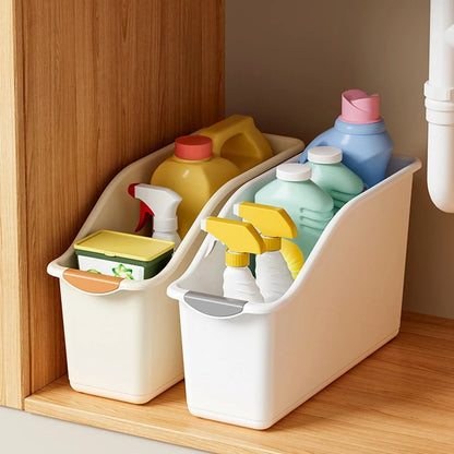 Pull Out Under Sink Organizer With Wheels - Kitchen Bathroom Cabinet