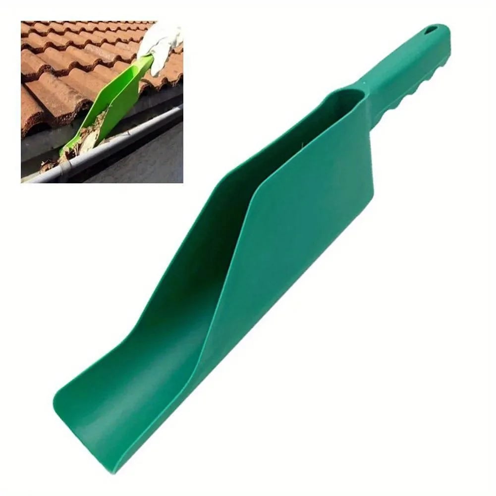 Flex Fit Gutter Scoop Tool - Multi-Use Debris Removal Cleaning Shovel
