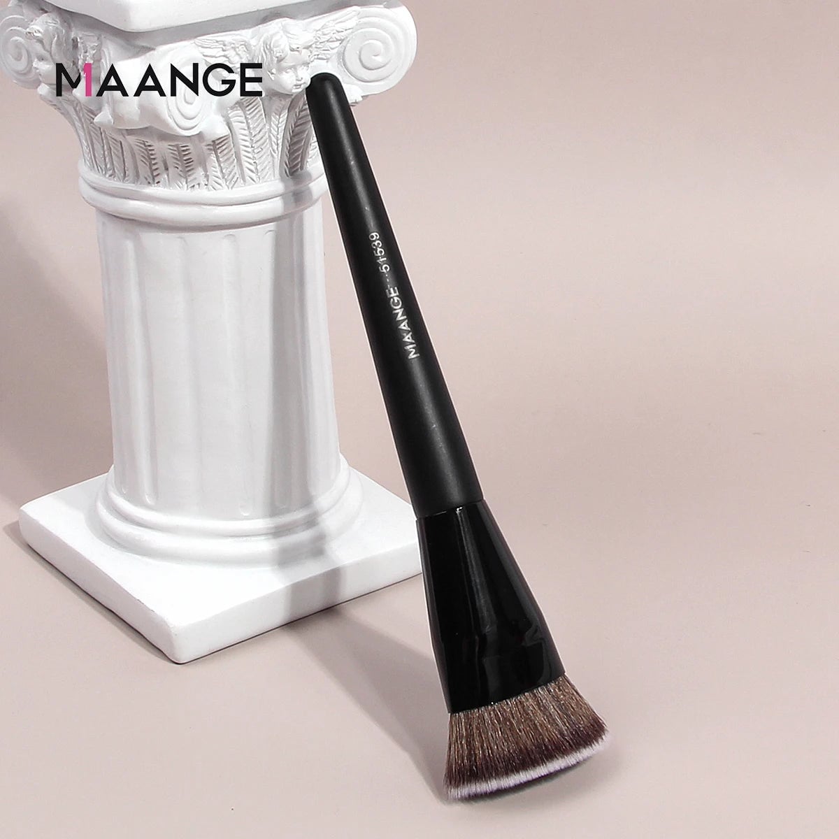 MAANGE Flat Foundation Brush - Professional Makeup Tool with Storage Box