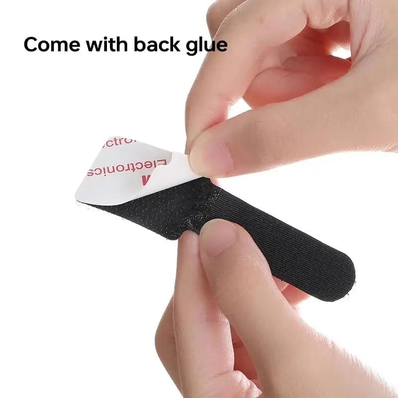 Reusable Self-Adhesive Cable Ties - Adjustable Wire Organizer