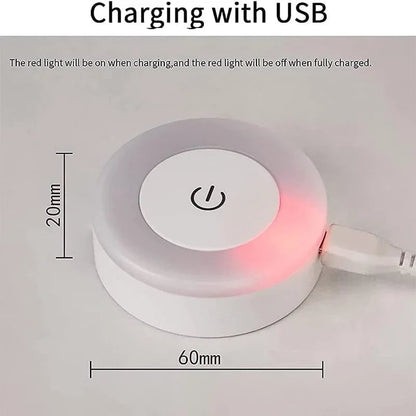 USB Rechargeable LED Night Light - Portable Home Lighting Decor