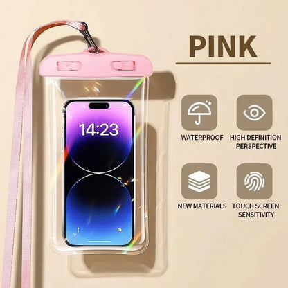 Waterproof Phone Pouch IPX8 Underwater Dry Bag Case Water Sports