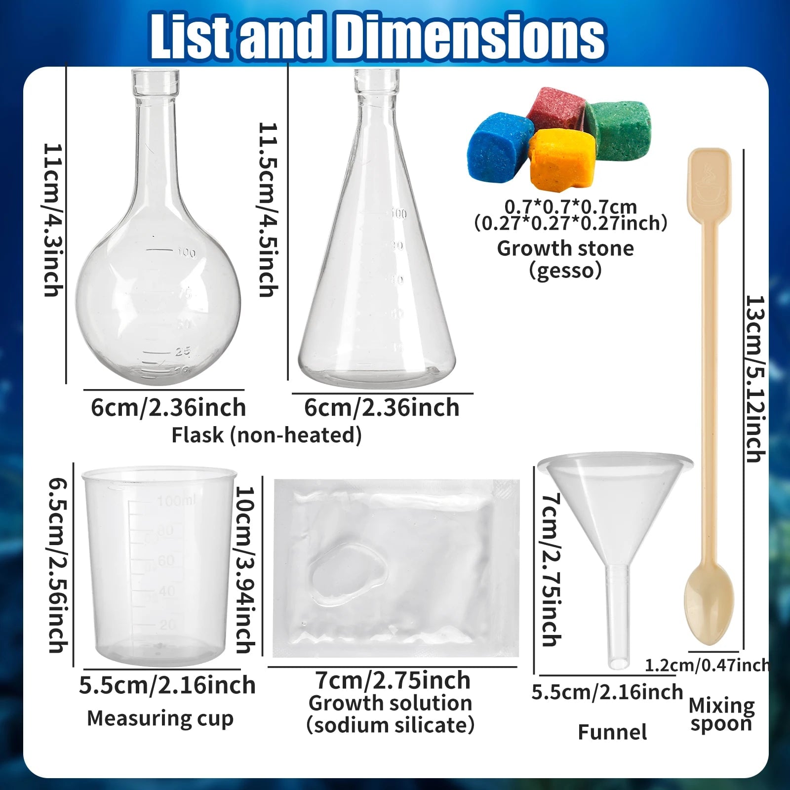 DIY Water Magic Mini Growth Stones Science Learning Educational Toys