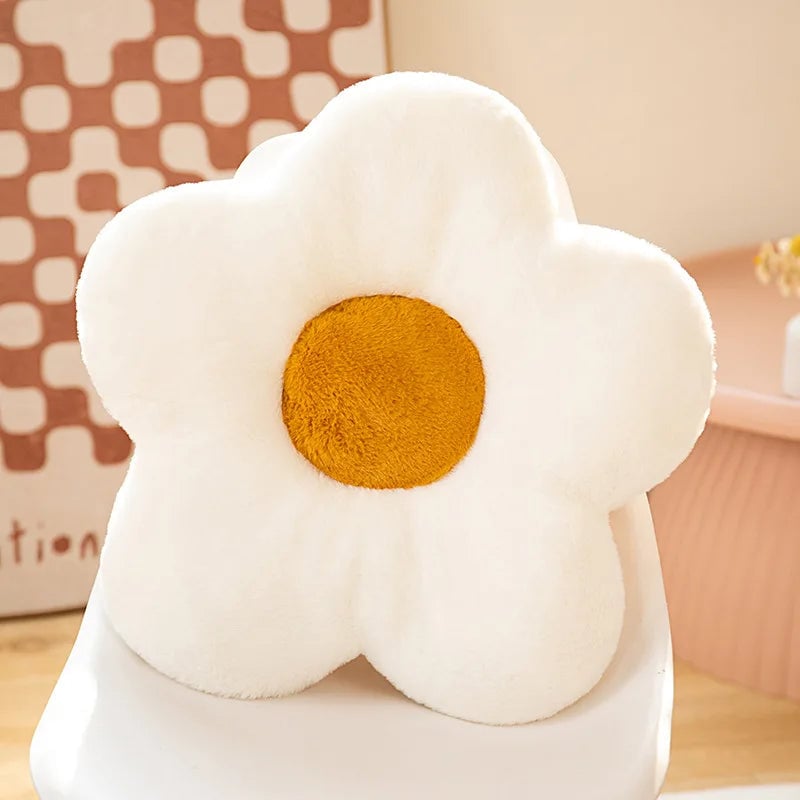 Round Thick Soft Nap Cloth Floor Cushion - Winter Chair Pillow