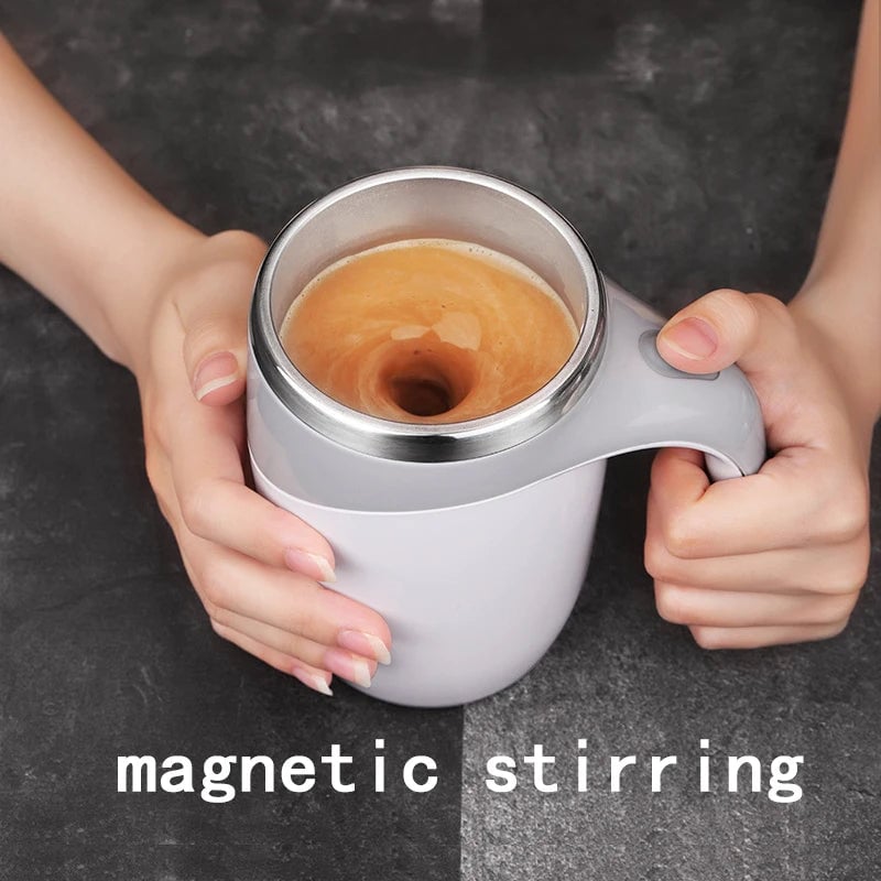 Automatic Self Stirring Magnetic Mug - Stainless Steel Thermal Cup