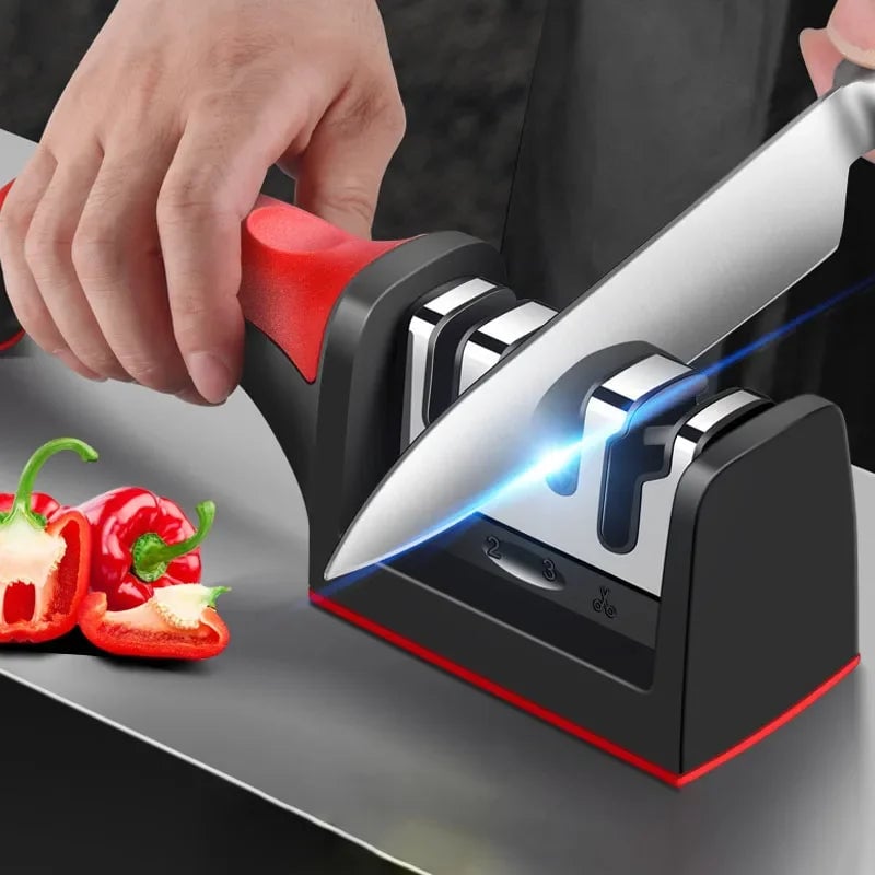 4-Segment Knife Sharpener | Multi-Functional Handheld Sharpening Stone