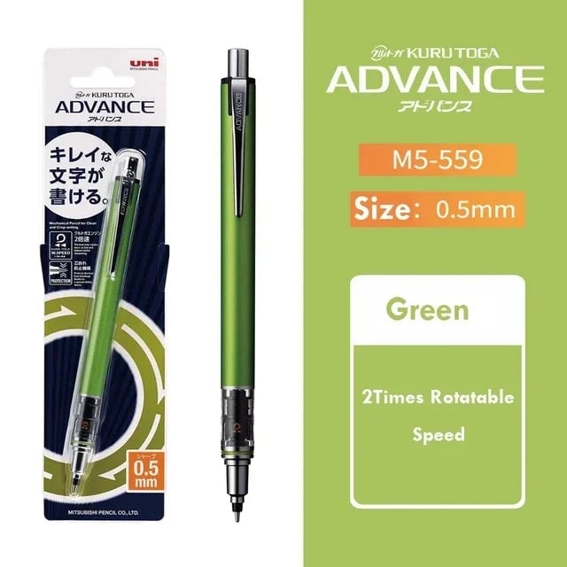 Uni Kura Toga 0.5mm Auto-Rotation Mechanical Pencil M5-559